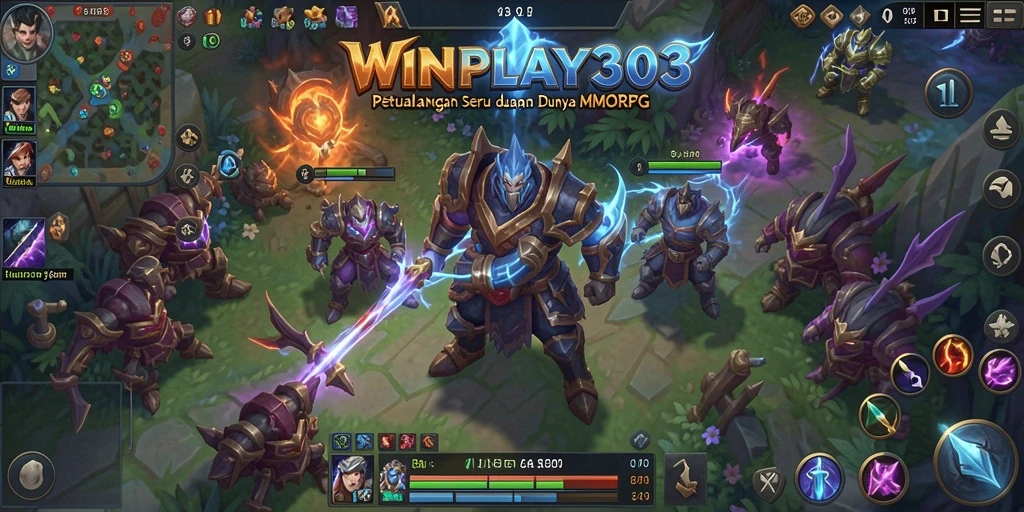 Tampilan gameplay <strong>WINPLAY303</strong> yang menegangkan dalam dunia MMORPG.